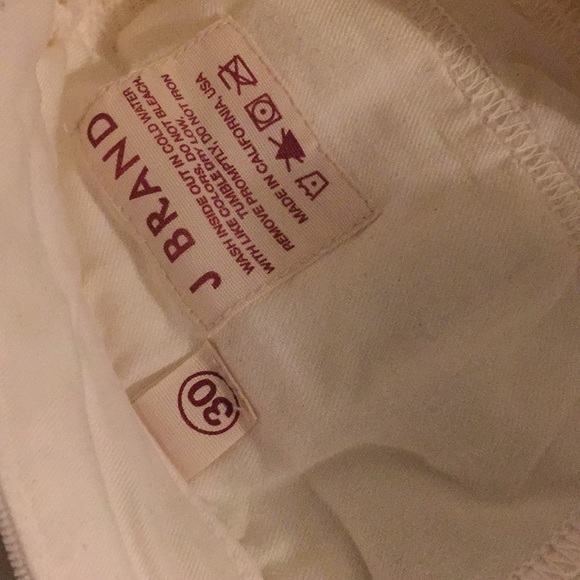 JBrand Creamy White Corduroy Skinny Jeans - Picture 3 of 5